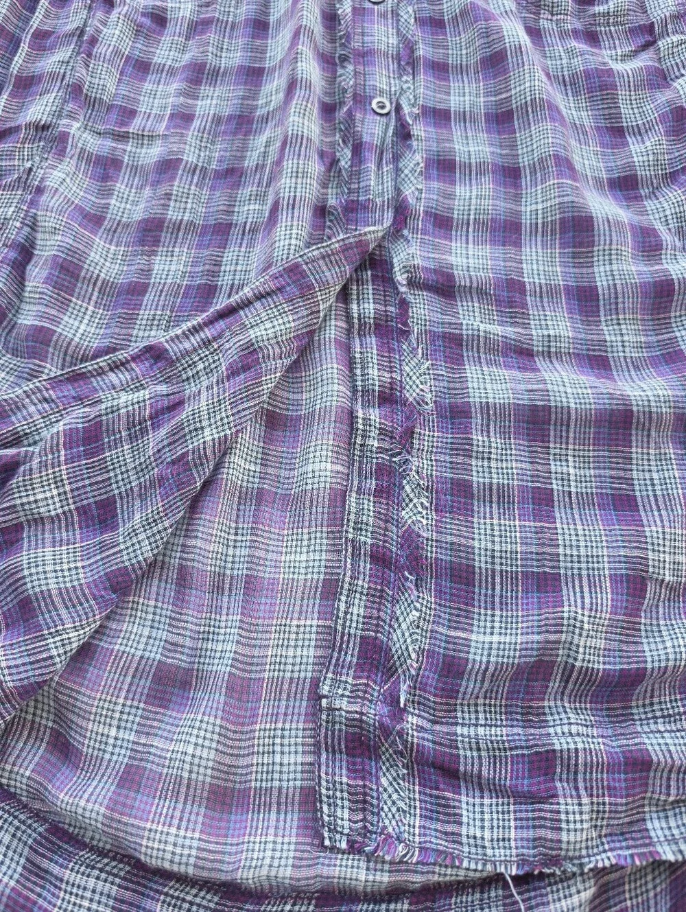 Free People We The Free Isabelle Plaid Maxi Shirt Dress Duster